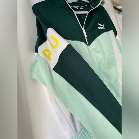 Puma XTG Dark & mint green Green Jacket. Size XL NWOT - Picture 3 of 7